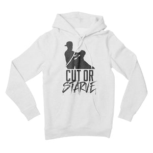 Cut or Starve Hoodie - White