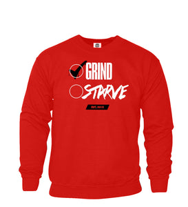 Grind-Check Sweatshirt - Red