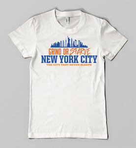 "New York City" T-Shirt - Grind or Starve