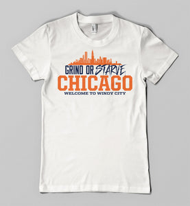 "Chicago" T-Shirt - Grind Or Starve