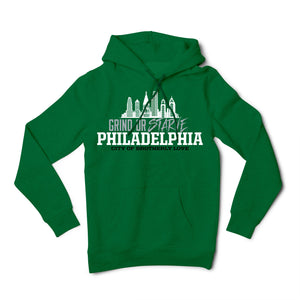 "Philadelphia" Green Hoodie - Grind or Starve